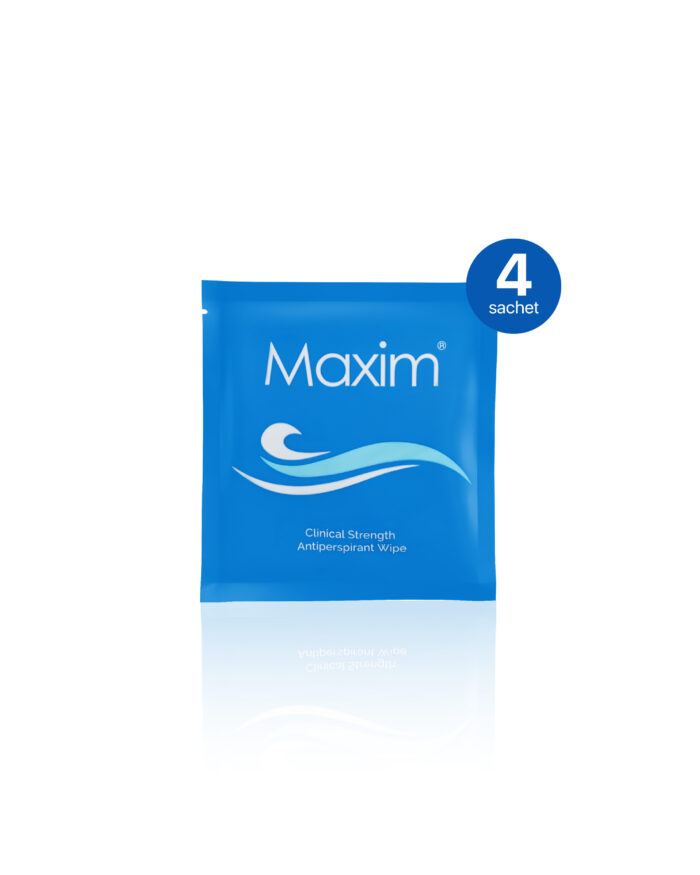 Maxim Antiperspirant Wipes 15% (4 Sachet)