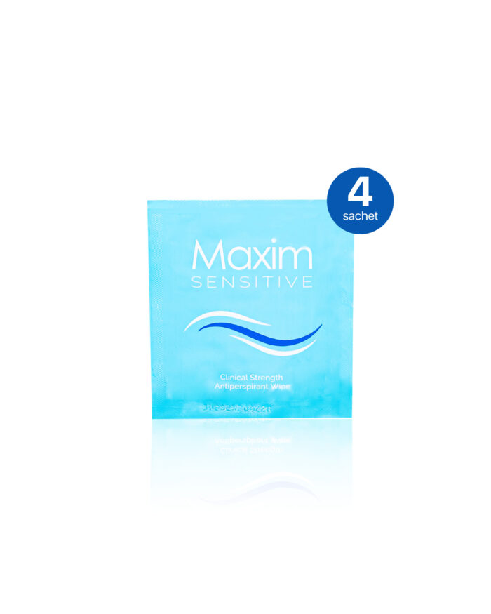 Maxim Antiperspirant Wipes Sensitive Skin 10.8% (1 Sachet)